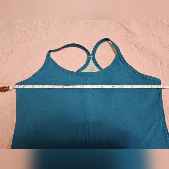 Lululemon Power Y Tank Luon Sz 6 Teal - Picture 4 of 4